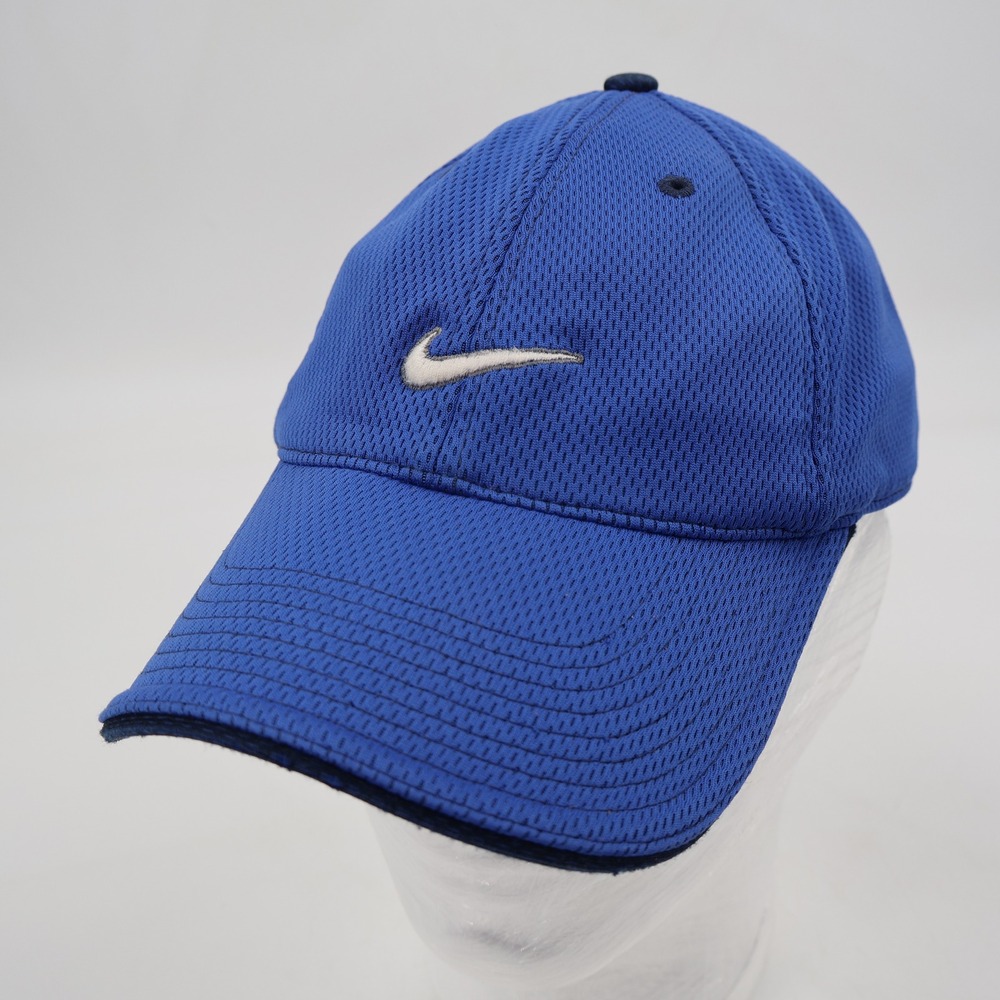 Nike Mesh Baseball Cap Mens OSFA Royal Blue Embroidered Swoosh U6CCH 573055